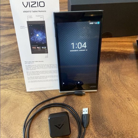 Vizio Smartcast 6.3” Android Tablet w/Wireless Charging Stand XR6M10 - Picture 2 of 4